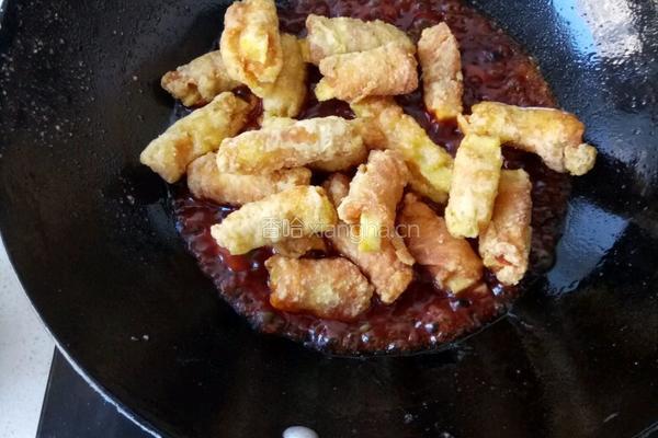 糖醋鸡肉卷的做法图解6