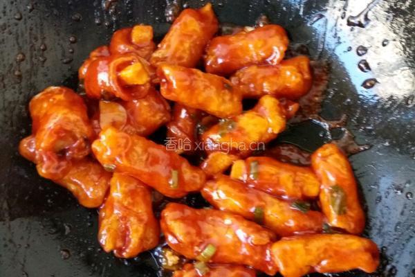 糖醋鸡肉卷的做法图解7