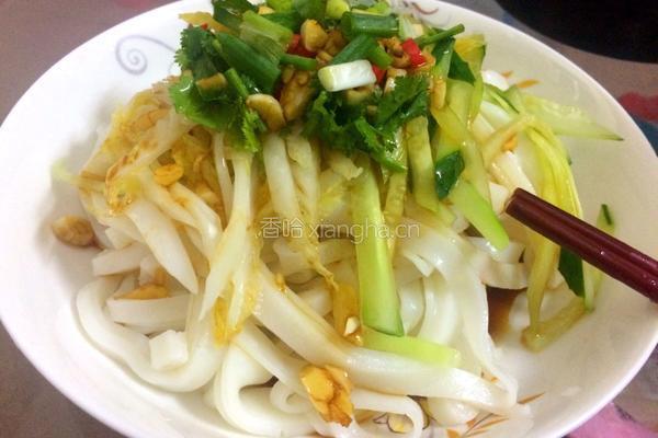 凉拌河粉的做法图解4
