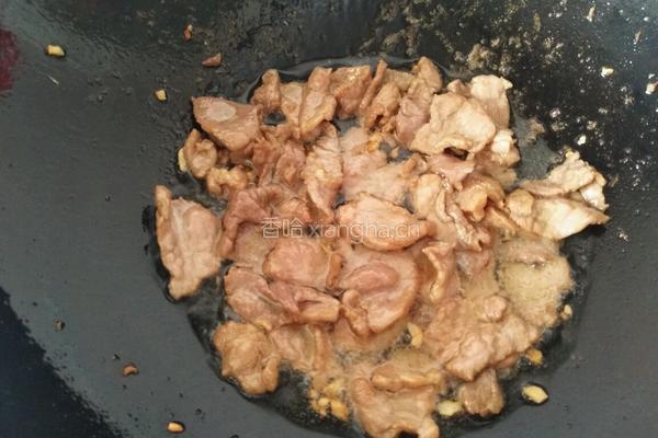 杏鲍菇炒肉片的做法图解8