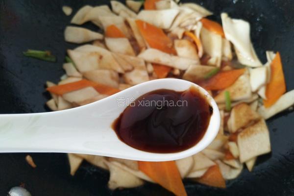 杏鲍菇炒肉片的做法图解13