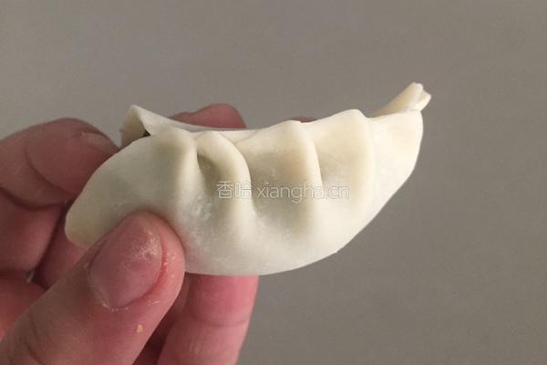 韭菜鸡蛋饺的做法图解4