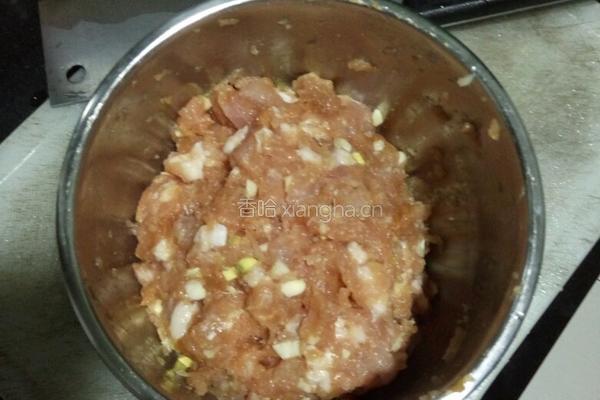 糯米肉丸子的做法图解1