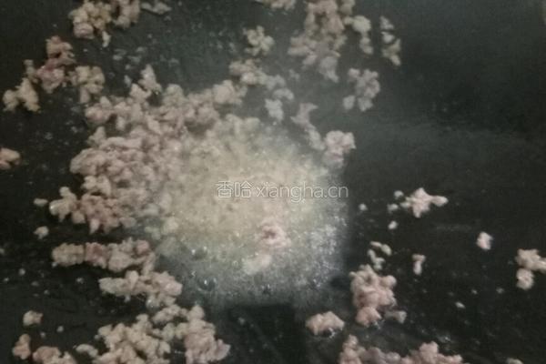 肉末炒空心菜杆的做法图解3