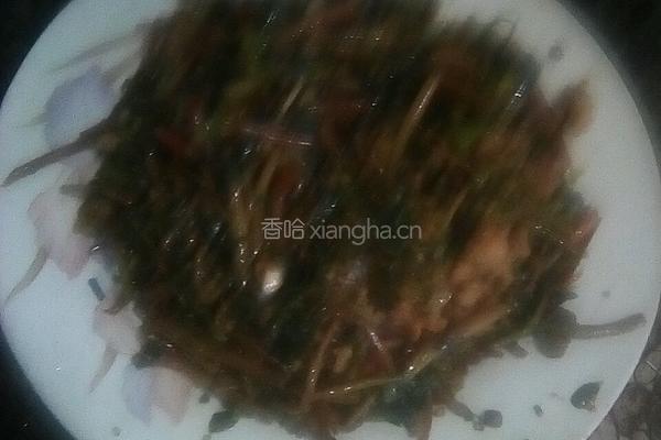 马齿苋炒肉的做法图解7