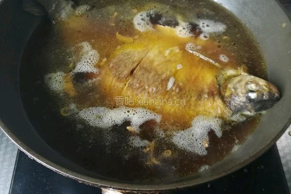 红烧鲳鱼的做法图解6