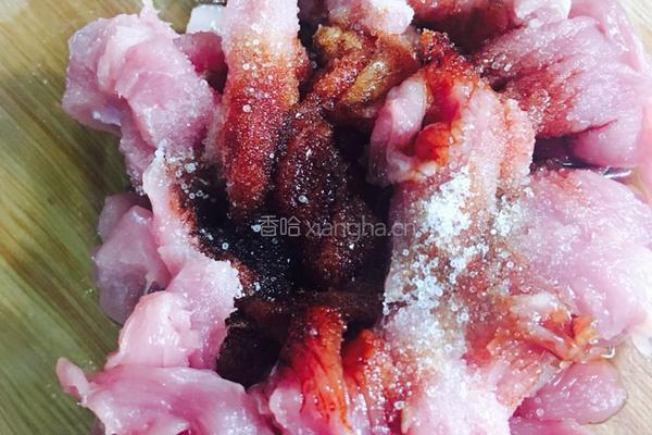 金针菇炒肉丝的做法图解5