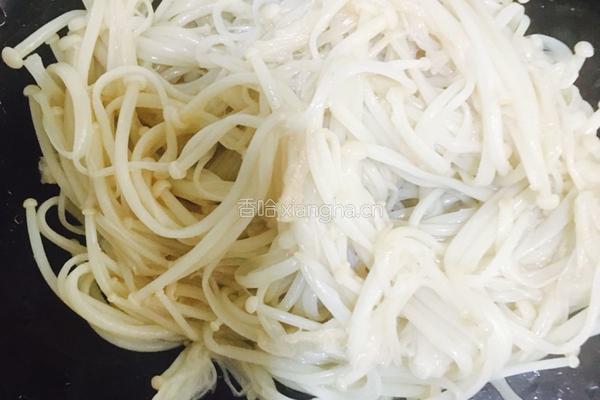 金针菇炒肉丝的做法图解8