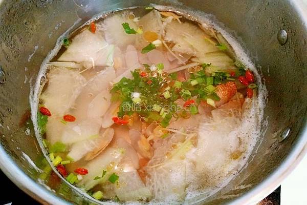 花甲冬瓜汤的做法图解7