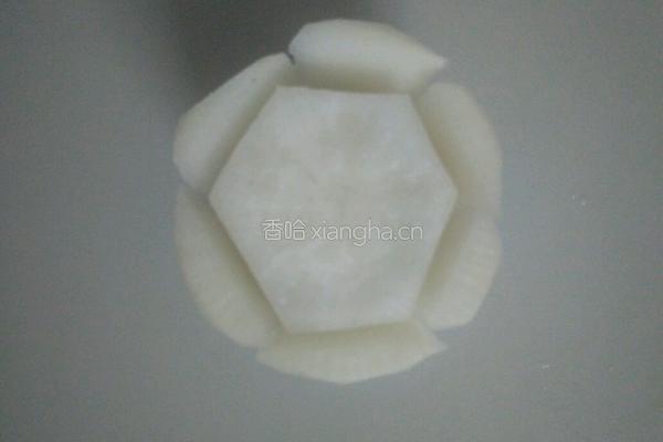 简雕玫瑰花的做法图解3
