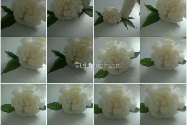 简雕玫瑰花的做法图解15