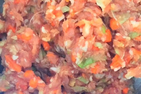 豆泡酿肉的做法图解2