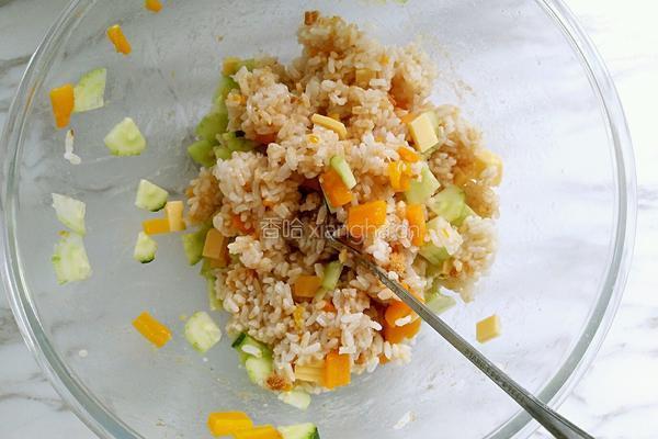 肉松三角饭团的做法图解7