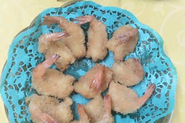 凤尾大虾的做法图解7