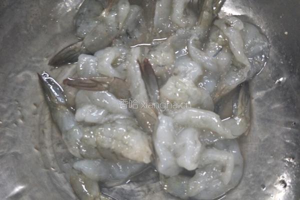 凤尾大虾的做法图解3