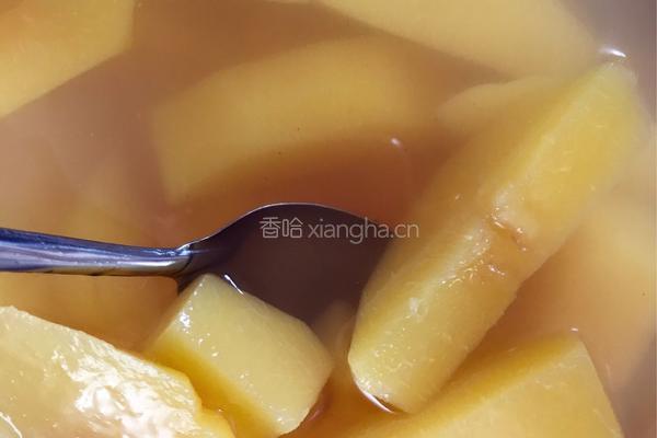 甜水黄桃罐头的做法图解3