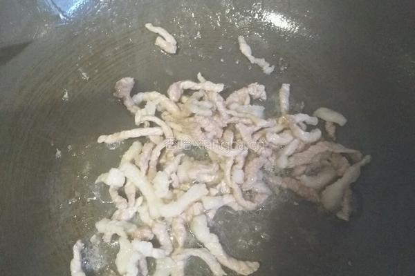 花菜炒肉的做法图解6