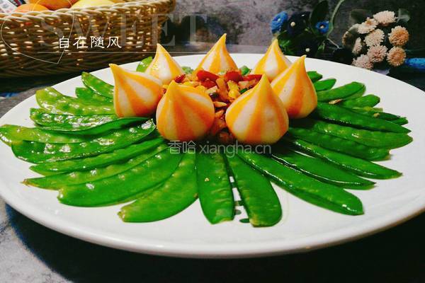 素彩同心的做法图解1