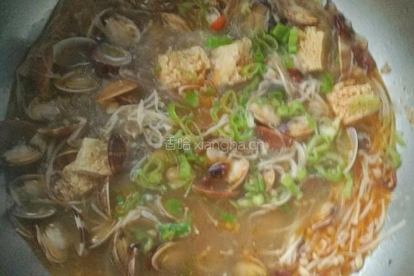 蚬子粉丝金针菇(香辣版)的做法图解10