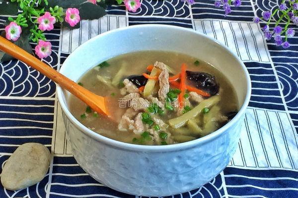 榨菜肉丝汤的做法图解9