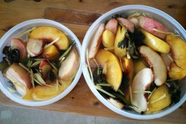 紫苏桃子姜的做法图解4