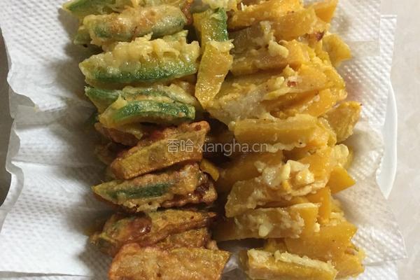 天妇罗-炸南瓜的做法图解10