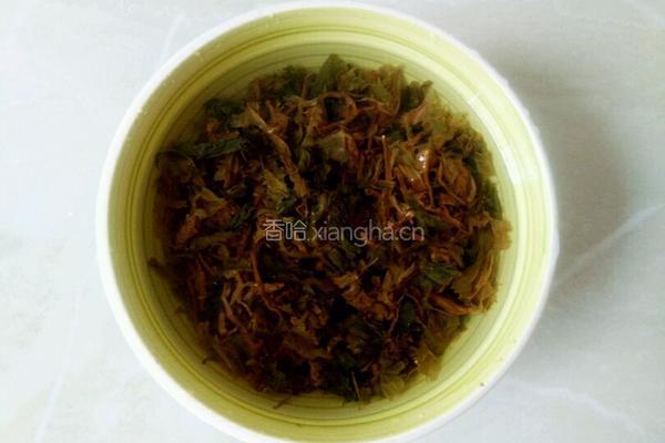 五花肉梅干菜馅的做法图解2