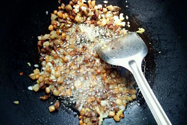 五花肉梅干菜馅的做法图解6