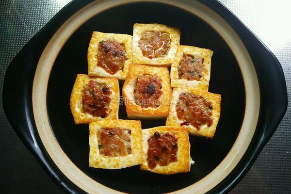 砂锅豆腐酿肉的做法图解9