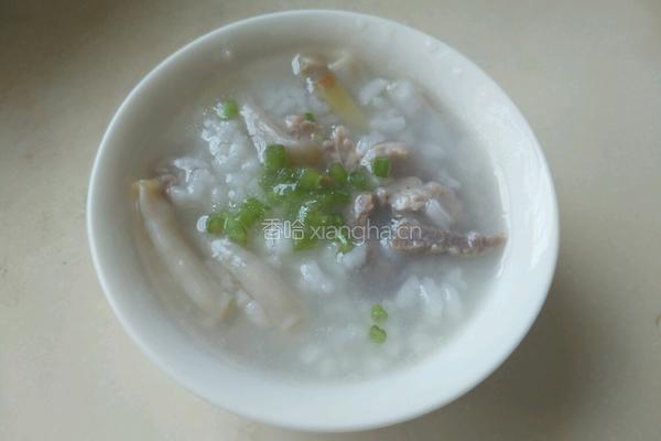 瘦肉沙虫粥的做法图解4