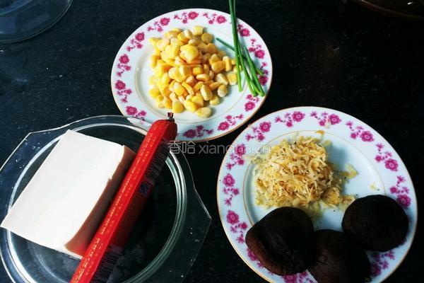 珍珠豆腐羹的做法图解1