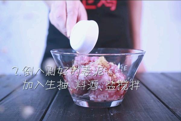 油面筋塞肉的做法图解2