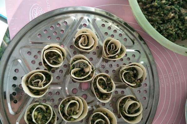 玫瑰花蒸饺的做法图解4