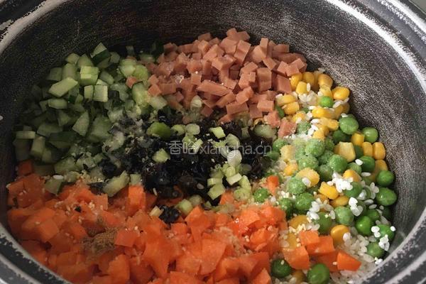 彩色米饭的做法图解4
