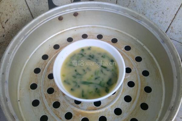 菠菜鸡蛋羹的做法图解6