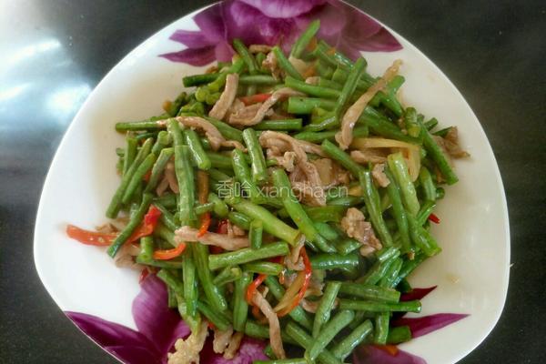 肉丝炒豇豆角