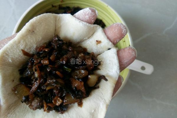 梅干菜五花肉饼的做法图解8