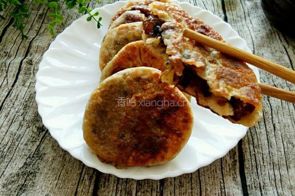 梅干菜五花肉饼的做法图解14
