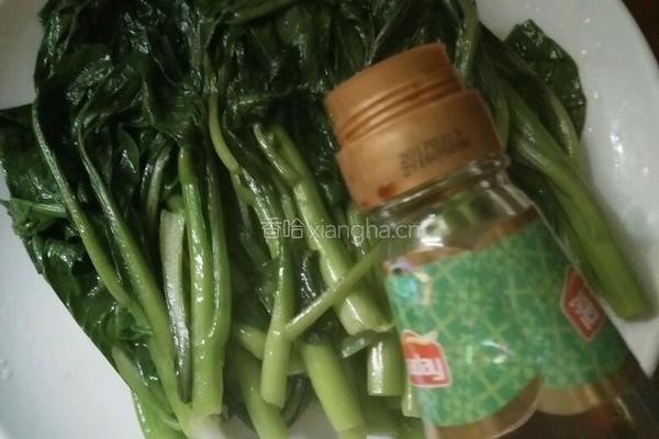 白灼菜心的做法图解12