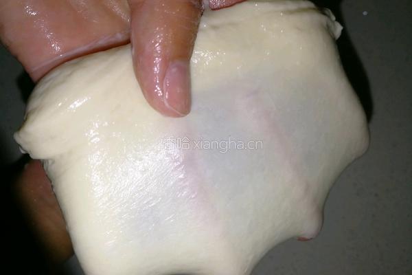 香葱肉松面包的做法图解2