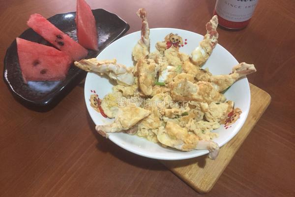 花蟹炒蛋的做法图解5