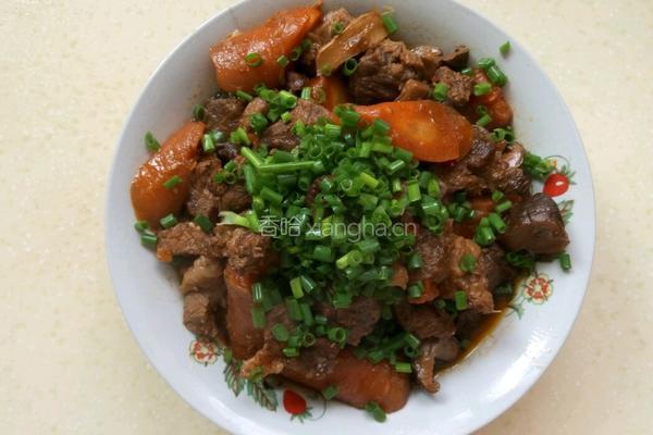 红萝卜炖牛肉的做法图解10