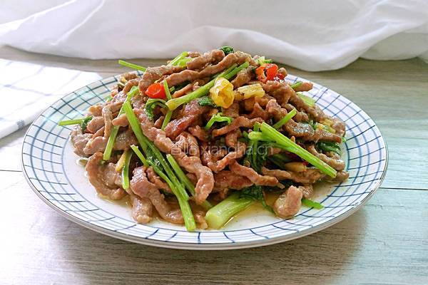 小炒牛肉的做法图解13