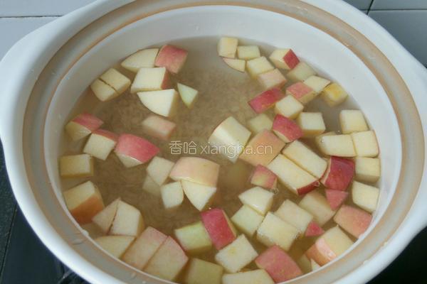 燕麦水果粥的做法图解3