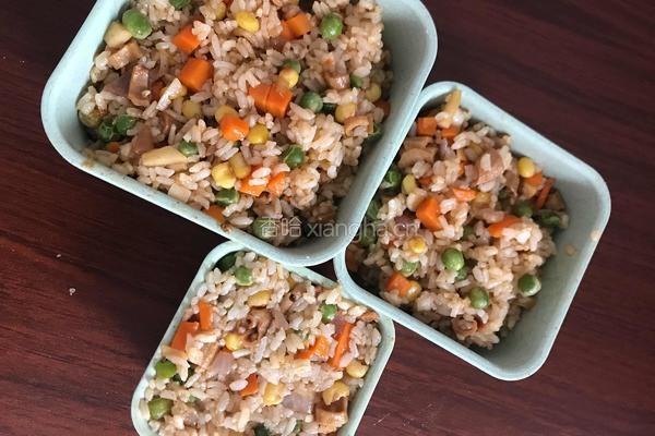 鸭食管炒饭的做法图解11