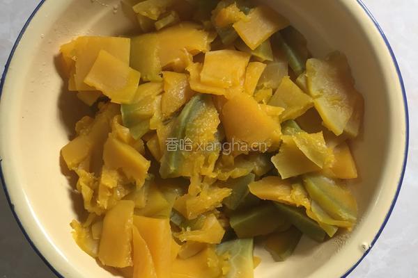 荞麦南瓜糕的做法图解2