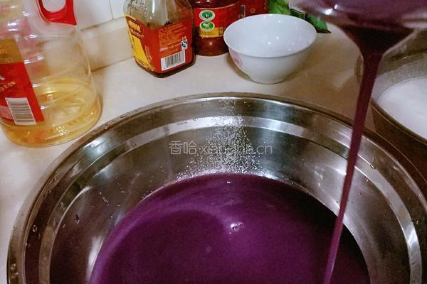 紫薯千层糕的做法图解2