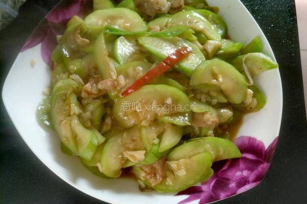 肉炒丝瓜的做法图解5