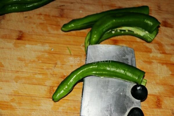 夏季最爱尖椒肉末打卤面的做法图解2