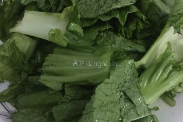 咸蛋芥菜汤的做法图解2